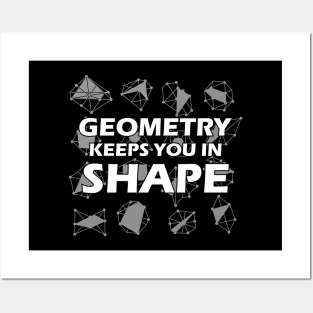 Geometry keeps you in shape Posters and Art